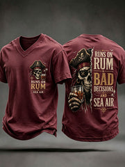 Men's "Runs On Rum, Bad Decisions, and Sea Air" T-Shirts