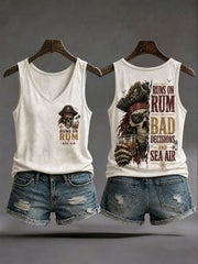 Women's 'Runs On Rum, Bad Decisions, And Sea Air' Vests