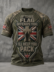 Men's IF THIS FLAG OFFENDS YOU I'LL HELP YOU PACK Tee