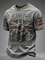 Men's IF THIS FLAG OFFENDS YOU I'LL HELP YOU PACK Tee
