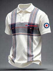 Men's Mods Culture UK Music Lover Business Style Printed Casual Tops