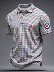 Men's Mods Culture UK Music Lover Business Style Printed Casual Tops