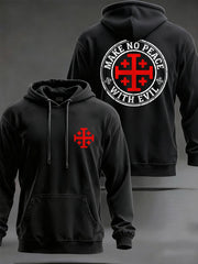 Men's Make No Peace With Evil Graphic Hoodie
