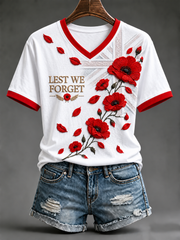 Women's Remembrance Day Short-sleeved T-shirt