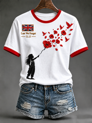 Women's Remembrance Day Short-sleeved T-shirt