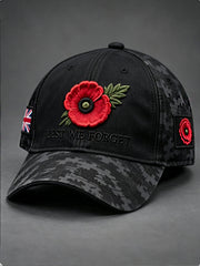 Unisex Remembrance Day Lest We Forget Hat