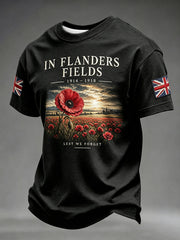 Men's Remembrance Day Print T-shirt