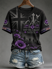 Women's Remembering The Animals Of War Short-sleeved T-shirt