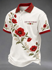 Men's Lest We Forget Printed Shirt