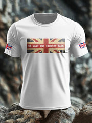 Men's UK Pride Flag Printed T-shirt