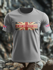 Men's UK Pride Flag Printed T-shirt