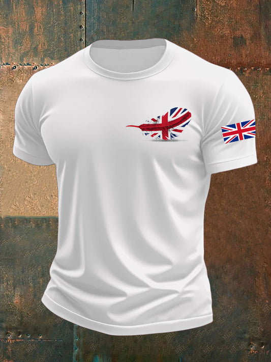 Men's UK Flag Printed T-shirt