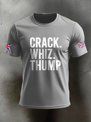 Men's Crack Whiz Thump Veteran Printed T-shirt