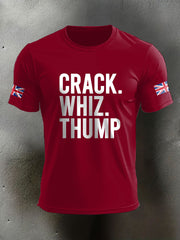 Men's Crack Whiz Thump Veteran Printed T-shirt