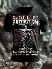 Men's  British Veteran short sleeves t-shirt