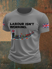 Men's UK Flag Immigration Printed T-shirt