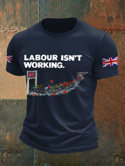 Men's UK Flag Immigration Printed T-shirt