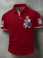 Men's UK Scotland England Northern Ireland Wales Flag Art Printed Casual Tops