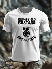 Men's British Veteran imitation cotton short-sleeved T-shirt