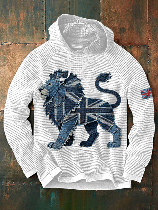 Men's Charlie Kirk Waffle Hoodie