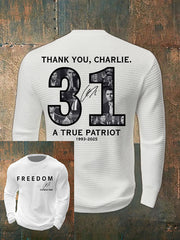 Men's Thank You Charlie 31 True Patriot Printed T-Shirt
