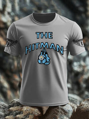 Men's Boxing Lover Rip Hitman Legend Printed T-Shirt