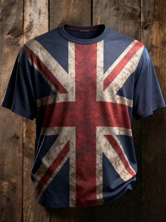 Men's UK Flag Print Tee