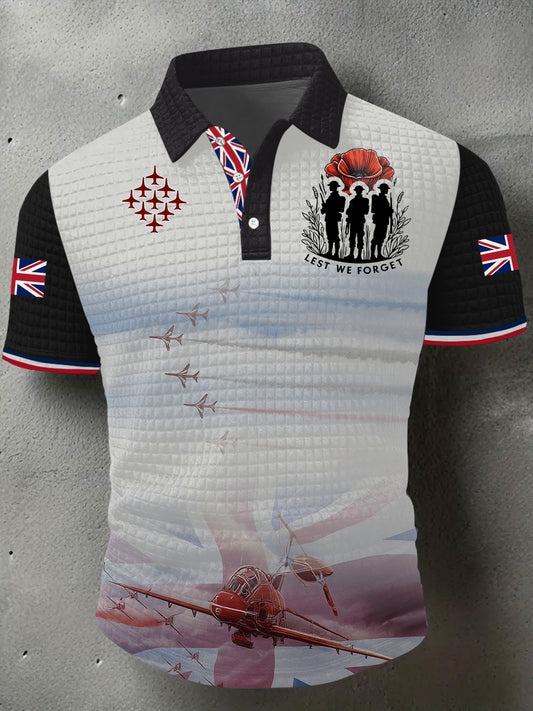 Men's Remembrance Day Lest We Forget Short Sleeve Shirt