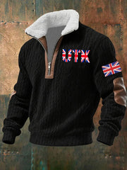 Men's UTK Print Baggy Zip-up Hoodie