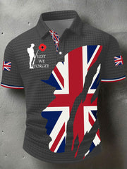 Men's Remembrance Day Lest We Forget  Short Sleeve Shirt