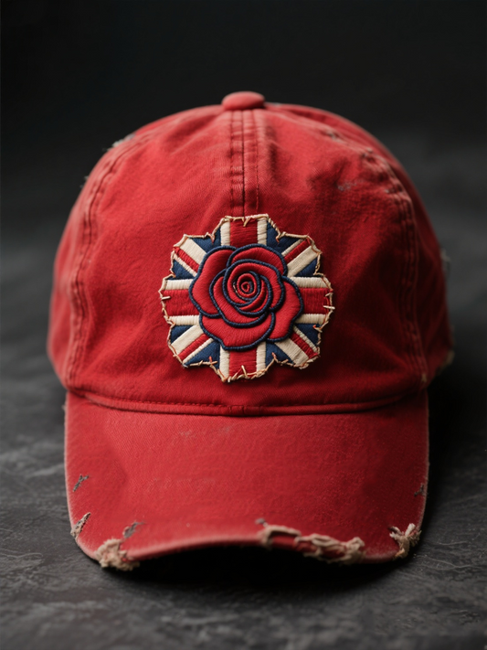 Unisex  British Rose Printed Hat