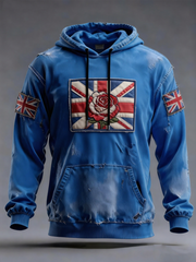 Women's British Rose Printed hoodie