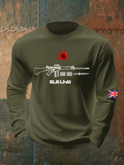 Men's British Remembrance Day Crew Neck Sweatshirt