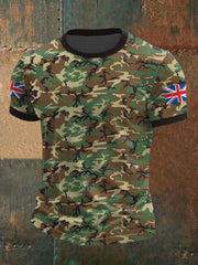 Men's UK MTP Camouflage Remembrance Day Printed T-shirt