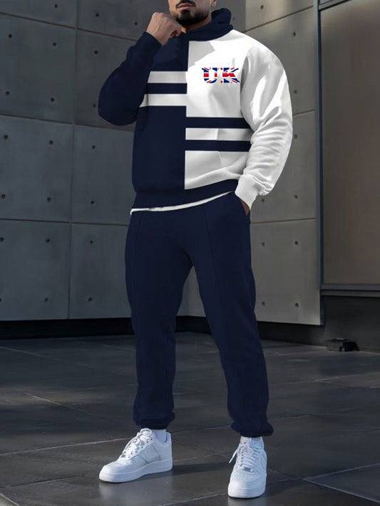 Men's Casual Hoodie And Pants Set