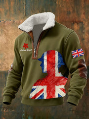 Men's Remembrance Day Lest We Forget Printed Sweatshirt