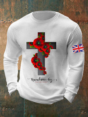 Men's Remembrance Day Waffle Top