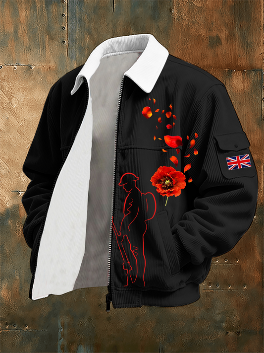 Men's Remembrance Day Lest We Forget Jacket
