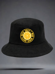 Unisex Roses Music Lover Lemon Printed Hat