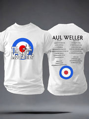 Men's The Modfather imitation cotton short-sleeved T-shirt