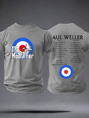Men's The Modfather imitation cotton short-sleeved T-shirt