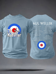 Men's The Modfather imitation cotton short-sleeved T-shirt