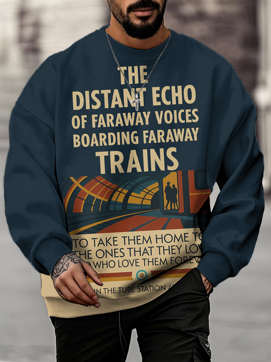 Men's UK Mods Music Lover Crew Neck Sweatshirt