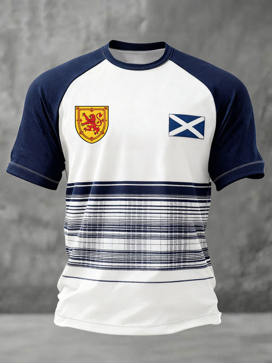 Men's Scotland Football Lover  Printed T-shirt