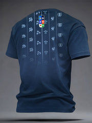 Men's Rugby Lover Game of Nations Printed T-shirt