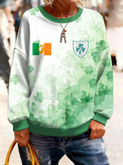 Women's Ireland Rugby Lover Printed Sweatshirt