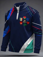 Men's 6 Nations Rugby Lover Printed Casual Tops