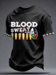 Men's 6 Nations Rugby Lover Printed T-shirt
