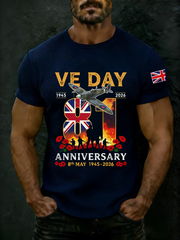 Men's Victory In Europe Day Waffle Short Sleeve