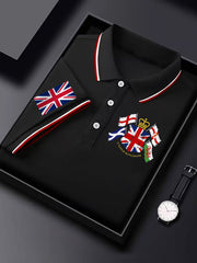Men's Vintage England Flag Casual Shirt
